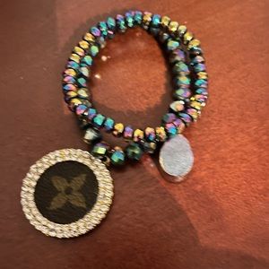 Beautiful authentic LV stack bracelet